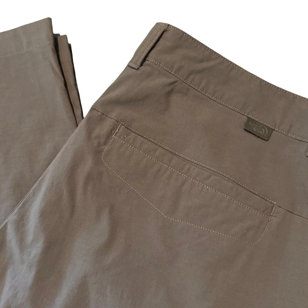 North Face Gray Hiking‎ Pants Rock Away 36 Lightweight Outdoor Stretch Gorpcore